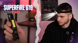 SuperFire G19 &mdash; ліхтарик 2в1 з поворотним механізмом | Огляд