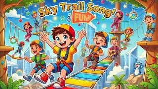 Sky Trail Adventure Song for Kids 🎶 | Fun at Mirdif City Centre Dubai! 🧗&zwj;♂️✨