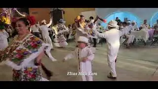 Jarana Genrry Cahum y Laly Cauich con la orquesta NG en cumple de manuela kantun xalau 2025