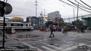 PNR Trains In Abad Santos Crossing (October 14, 15, 2021)