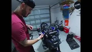 Installing Womet tech evos shorty levers on 2025 Yamaha mt09