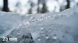 Gentle Rain on Natural Ice | Relaxing Piano Meditation — Extended Version