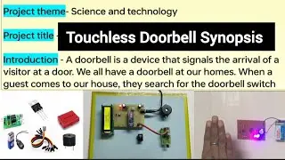 Touchless Doorbell synopsis।। science Inspire Award 2025 ।। New model ideas