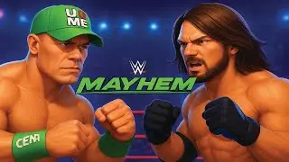 JOHN CENA vs AJ STYLES 😱 | INSANE FIGHT in WWE MAYHEM!