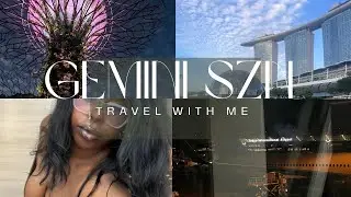 My Birthday Trip Begins in Singapore! 🌴✨ From Jet Lag to City Lights! 💼🌃