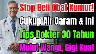 Rahasia Dokter: Cukup Tambahkan Ini Ke Air Garam! Ampuh Usir Bau Mulut, Gigi Berlubang Dan Flu