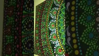 DoT Paint Mandala Art #dot #dotpaintings #mandala #mandalaart #canvas #viral #unique #mandala