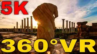 360&deg; VR Ancient Ruins of Salamis North Cyprus Historical Long Beach 5K 3D Virtual Reality HD 4K