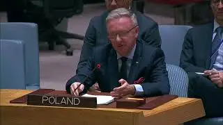 UN Security Council - Polish Ambassador on missile strike & global threat of Russia's imperialism