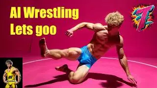 AI Wrestler Lets Go: Tense Face-Off and Explosive Start to the Match #aiwrestling #aiart