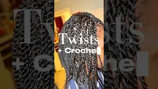 How To Do Half Single Twists & Half Crochet Braids #tutorial