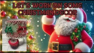 LET'S WORK AN alter jar CHRISTMAS DECO DAY4 #DECOR #HANDMADE #HANDCRAFTED #CHRISTMAS #CHRISTMASDECOR