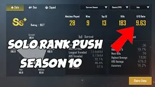 Solo Rank Push SEASON 10 First Match !! Pushing Start For Conqueror !! PUBG MOBILE