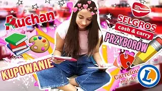 BACK TO SCHOOL 2019 ZAKUPY || KUPUJEMY PRZYBORY SZKOLNE!!🖍📕AUCHAN SELGROS..📚 SUPPLIES SHOPPING!!
