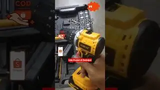 Mesin Bor Baterai Brushless 10mm Cordless Impact Drill KEELAT