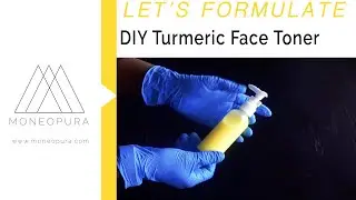 DIY Easy Turmeric Face Toner