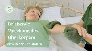 Belebende Waschung des Oberkörpers – aktiv in den Tag starten