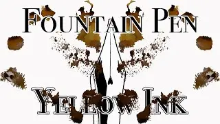 Vinta   Bronze Yellow La Paz Fountain Pen Ink Review #fountainpenink #fountainpens