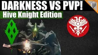 HIVE KNIGHT IN THE CRUCIBLE!? Awesome Titan pvp Loadout, DARKNESS VS! CRUCIBLE! Episode 1.