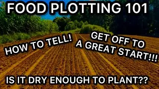 IS MY SOIL TO WET TO TILL OR PLANT MY FOOD PLOTS???   HD 1080p