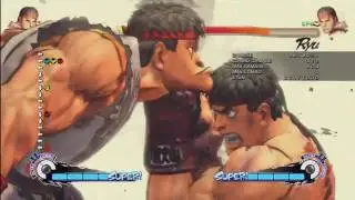 SSF4: Ryu's Meaty cr.mp into U2
