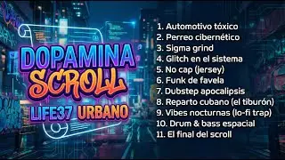 DOPAMINA SCROLL - LIFE37 URBANO [FULL ALBUM / &Aacute;LBUM COMPLETO] | M&uacute;sica Urbana, Reggaet&oacute;n, Trap, Bass