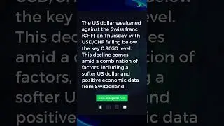 Swiss Franc Soars as US Dollar Stumbles: Q1 GDP Strengthens CHF  #news #bankniftyintradaytrading