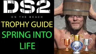Spring into Life Trophy Guide - Where To Build Golden Hot Spring Chiral S Rank - Death Stranding 2
