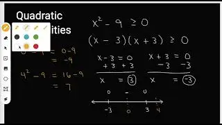 Quadratic Inequalities