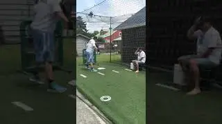 Kobe&rsquo;s 1st swings in the cage since surgery!