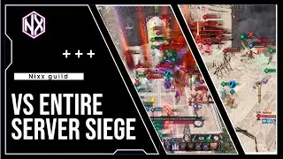 Nixx 2 Guilds vs the entire Talus server (1500+) people SIEGE DEFENCE