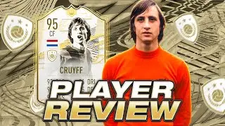 Fifa 21| 95 CRUYFF ICON MOMENTS PLAYER REVIEW | FIFA 21 Ultimate Team | CRUYFF SBC