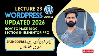 How to Make Blog Section in Elementor Pro | Posts Widget Tutorial #blogsection 