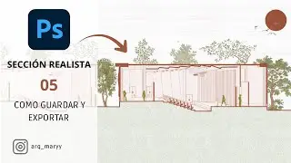 Photoshop para corte arquitectonico / como guardar y exportar en PNG O JPG