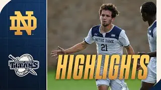 Irish Shutout Titans In Win  | Highlights vs Detroit Mercy | Notre Dame Men's Soccer