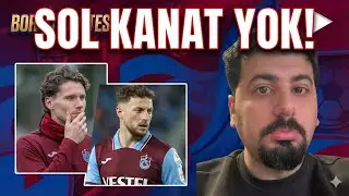 Sol Kanat Yok! Trabzonspor Bu Hâlde Antalya’ya Gidiyor #trabzonspor 