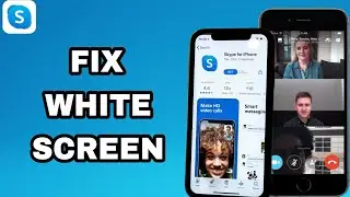 How To Fix And Solve Skype App White Screen | Final Solution