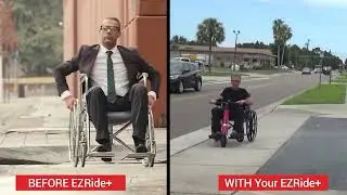 EZRide power assistance wheelchair attachment ♿