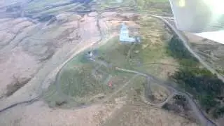 Rivington Pike to Winter Hill, Bolton - from the air