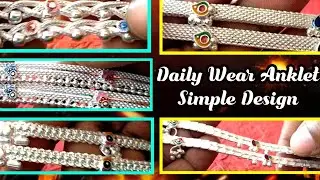 Velli Kolusu | New Silver Anklet | Simple Design Anklets