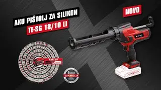 Einhell akumulatorski pi&scaron;tolj za silikon TE-SG 18/10 Li-Solo | 4522250