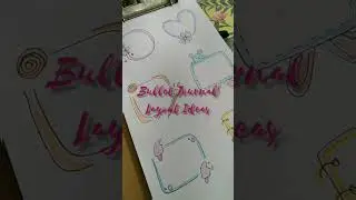 6 Creative Bullet Journal Layout Ideas | Cute & Easy Bujo Pages Decor | #shorts #bulletjournal #tips