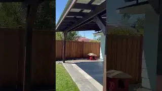 Today&rsquo;s patio cover project! #contractor #patioconstruction #patio #backyard #patiocover #fyp