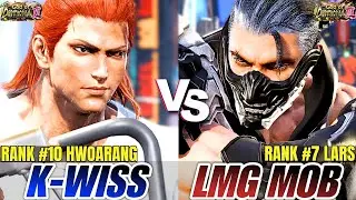 Tekken 8 - K-Wiss (Hwoarang) vs LMG Mob (Lars) | High Level Ranked Matches