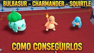 UBICACION DONDE CAPTURAR A CHARMANDER, SQUIRTLE Y BULBASUR EN LEYENDAS POKEMON Z A