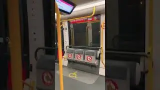 Inside a light rail #sydney #australia #india #lightrail