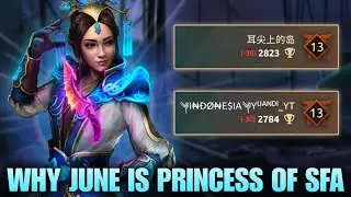 Why June is Princess of SFA Arena | Top Leaderboard Players Destruction | Shadow Fight 4