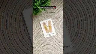 Handmade card for your loved ones | easy gift card ideas #diy #craft #handmade #giftideas #couple