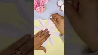 Easy Paper Snowflake ❄️ | Viral Snowflake Cutting | FlakeCut #snowflake #papercraft #shorts