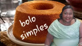 Bolo simples feito no forno